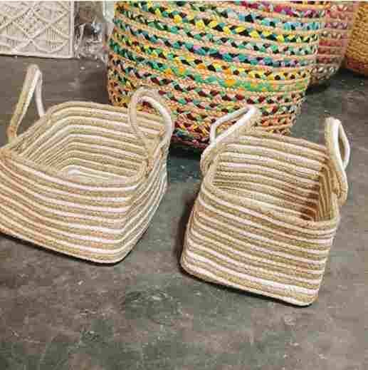 Macrame basket